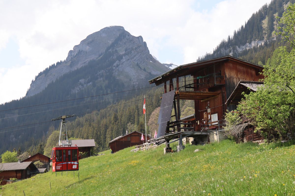 Bergstation Luftsteilbahn Sulwald