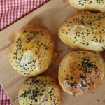 Türkische Brötchen von oben